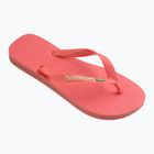 Havaianas Brasil Logo tropische Koralle Flip Flops