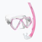 Mares Combo Zephir Junior rosa/klar Kinderschnorchelset