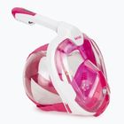 Vollgesichts-Schnorchelmaske SEAC Magica white/pink