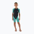 Kinder Schwimm-Neoprenanzug SEAC Dolphin Shorty 1,5 mm black/tiffany