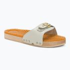 Slides Schlappen  Damen Scholl Pescura Flat Massage Lea off white