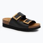 Damen-Flip-Flops Scholl Monterey 2 Riemen Ad Med schwarz