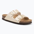 Scholl Josephine Metall hellgold Damen Flip-Flops