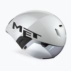 Fahrradhelm MET Codatronica white/silver matte glossy