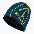 La Sportiva Circle Beanie sturmblau/limettengelb Wintermütze