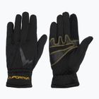 La Sportiva Stretch schwarz/gelbe Trekking-Handschuhe