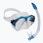 Cressi Matrix + Gamma Maske + Schnorchel Tauchset blau DS302501