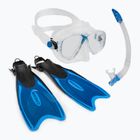 Cressi Palau Marea Dive Kit Maske + Schnorchel + Flossen blau CA122632