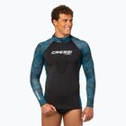 Herren Cressi Cobia Hunter camo blau schwimmen Longsleeve