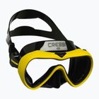 Cressi A1 Anti Fog Tauchmaske schwarz/gelb