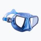 Cressi Atom blau Metall/schwarz Tauchmaske