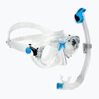 Cressi Marea + Seal Dry Jr klar/azurblaues Tauchset