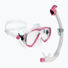 Cressi Estrella + Seal Dry klar/rosa Tauchset
