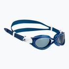 Schwimmbrille Damen Cressi Flash blue metal/white smoked