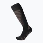 Skisocken Mico Heavy Weight Superthermo Primaloft Merino Ski nero grigio