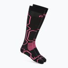 Skisocken Mico Medium Weight Warm Control Ski black fluorescent fuchsia