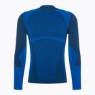 Herren Mico Warm Control Rundhalsausschnitt Thermo-T-Shirt blau IN01850