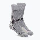 Trekkingsocken Mico Light Weight X-Performance Hike Crew grau CA371