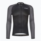 Herren Northwave Blade 4 LS Fahrradtrikot schwarz / dunkelgrau
