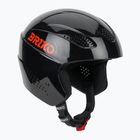 Kinder-Skihelm Briko Elias Jr shiny black/orange