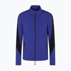 Herren EA7 Emporio Armani Ski Kitzbühel Power Stretch Colorblock T-Top Fz clematis blau Sweatshirt