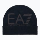 EA7 Emporio Armani Berg Sichtbarkeit Beanie Asphalt / schwarz Wintermütze
