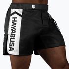 Herren Hayabusa Icon Mid-Thigh MMA Trainingsshorts schwarz/weiß