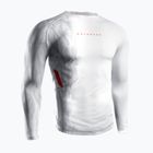 Rashguard Longsleeve Herren Hayabusa Apex Rash Guard white/coral