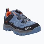 Kinder-Trekkingschuhe CMP Kiruna Low FitGo Waterproof bluestone/arancio