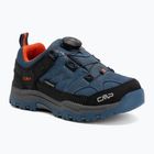 Kinder-Trekkingschuhe CMP Kiruna Low FitGo Waterproof bluestone/arancio