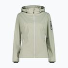 Damen-Softshelljacke CMP 39A5016 Zip Hoodie pistachio