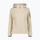 Damen-Softshelljacke CMP 39A5016 Zip Hood cream