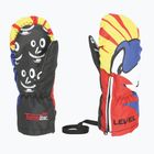 Kinder-Skihandschuhe Level Lucky Mitt yellow/blue