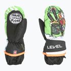 Level Animal Kinder-Skihandschuhe lime