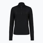 Damen Ski‑Sweatshirt EA7 Emporio Armani Pure Powerstretch T-Top Half Zip black
