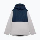 Herren-Skijacke Oakley Elk Grove Anorak pitch black/aviator green