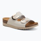 Damen-Pantoletten Scholl Montery 2 Straps Ad Med off white