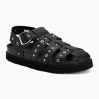 Damensandalen Scholl Beatriz Fisherman Ring Leather black
