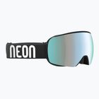 Skibrille Neon Beam black/white/mirror steel
