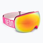 Skibrille Neon Beam pink/mirror red