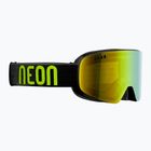 Skibrille Neon Light black/yellow/mirror gold