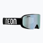Skibrille Neon Light black/white/mirror steel