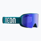 Skibrille Neon Light petroleum/mirror blue