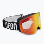 Skibrille Neon Light Photo black/white/photo plus red