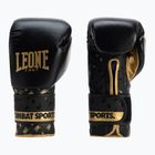 Leone Dna schwarz und gold Boxhandschuhe GN220