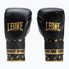 Leone Dna schwarz und gold Boxhandschuhe GN220