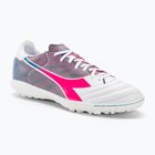 Herren Diadora Brasil Elite Veloce GR TFR Fußballschuhe weiß/rosa fluo/blau fluo