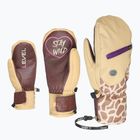 Damen-Snowboardhandschuhe Level Pulsar Mitt beige