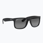 Sonnenbrille Ray-Ban Justin Classic matt black gum/dark grey