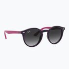 Kinder-Sonnenbrille Ray-Ban RB9064S polished violet/grey gradient